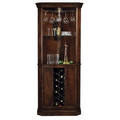 Howard Miller Piedmont Rustic Cherry Corner Wine & Bar Cabinet